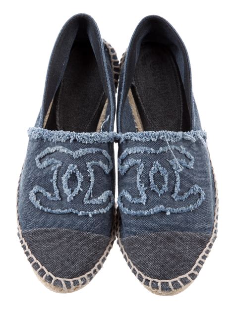 chanel espadrilles shoes ebay|chanel shoes denim espadrilles.